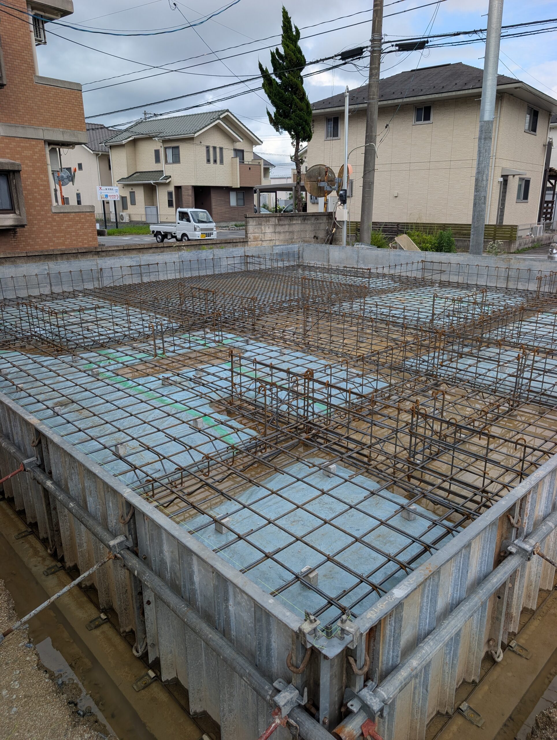 八本松飯田の家　基礎工事開始